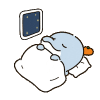 Night Sleeping Sticker by JEJU AIR