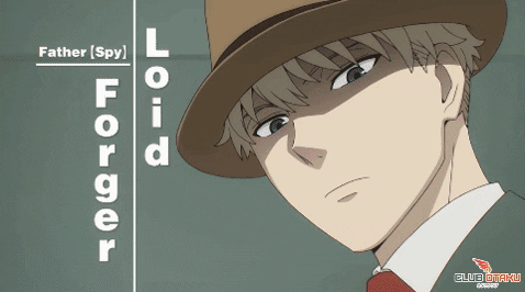 ClubOtakufr giphygifmaker spy-x-family loid forger yor anya GIF