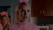 Shocked Emma Roberts GIF by ScreamQueens
