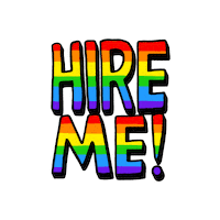 Hire Me New Job Sticker by INTO ACTION