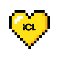 ICLServices heart yellow heart icl yellowheart Sticker