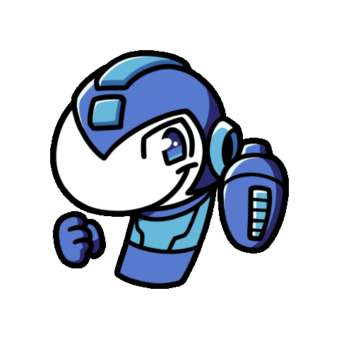 Megaman Paulchen Sticker by Paulberger