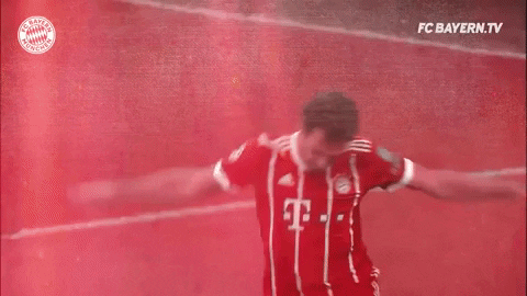 celebrate champions league GIF by FC Bayern Munich