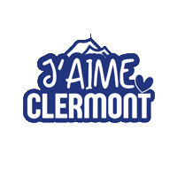 Clermont Ferrand Love Sticker by Bonjour Clermont
