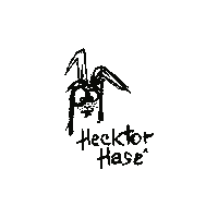 Hecktorhase Sticker