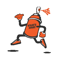 Graffiti Sticker by What's Good!