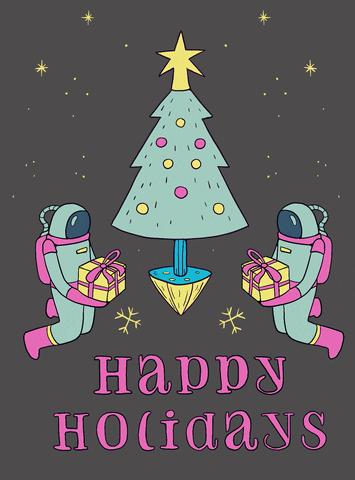 Merry Christmas Space GIF by Major Tom