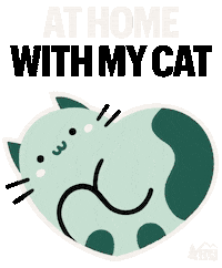Cat Heart Sticker by REI