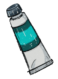 Watercolor Tube Sticker