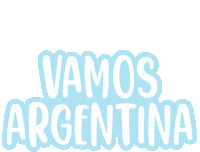 Football Vamos Argentina Sticker