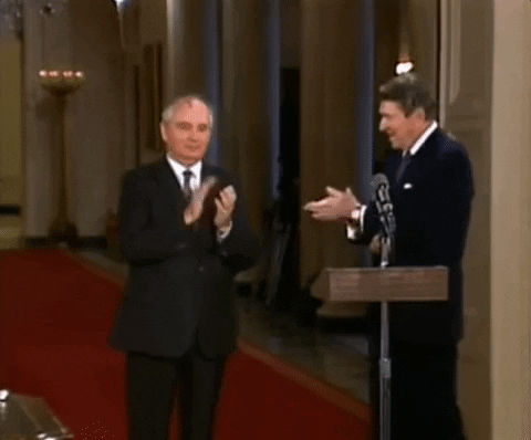 Ronald Reagan Ussr GIF by GIPHY News