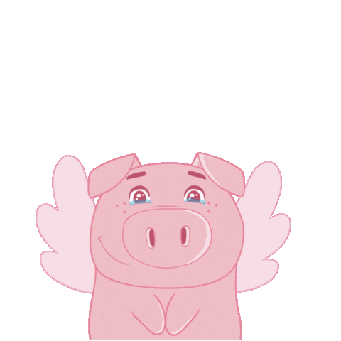 Proud Happy Tears Sticker by PositivelyPigasus