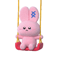 Sad Bunny Sticker by POPJOYID