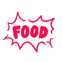 Lets Eat Sticker by Norriseph