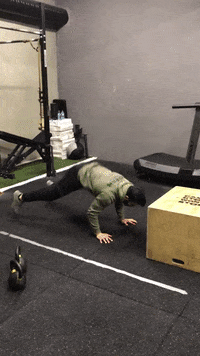 Burpee Step Up GIF by Crossfit Boran