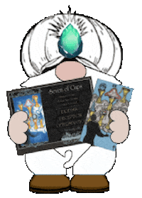 Fortune Teller Gnome Sticker