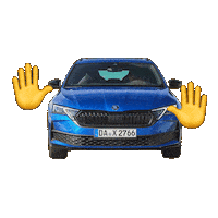 Car Driving Sticker by Škoda Global