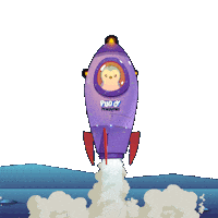 Lets Go Space Sticker by Pudgy Penguins