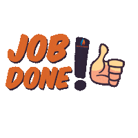 Plumbing Job Done Sticker by heatworksplumbing