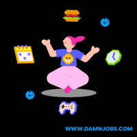 Saturday Morning Weekend GIF by Damnjobs