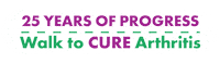25Th Anniversary Walk Sticker by Arthritis Foundation