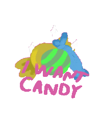 vecadoodles halloween colorful candy dulce Sticker