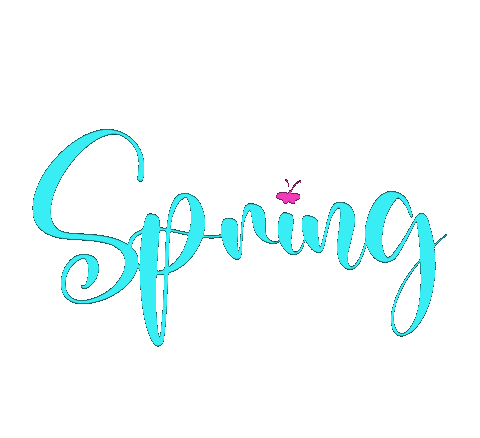 bethlemos spring letters colors butterfly Sticker