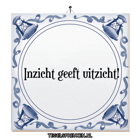 Nl Wijsheid Sticker by Tegelspreuken.nl