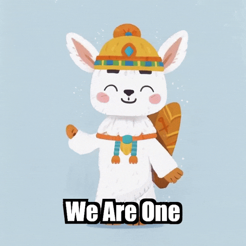 We Are One Wisdom GIF by Llamaozi