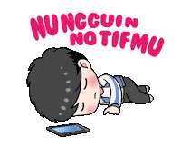 animation notice me Sticker