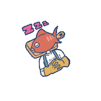 Sleepy Sleeping Sticker