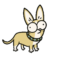 Stressed Dog Sticker by Simon's Cat