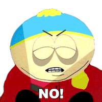 Eric Cartman No Sticker by South Park