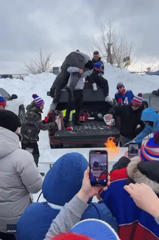 Man’s Pants Catch Fire in Bills Tailgating Mishap