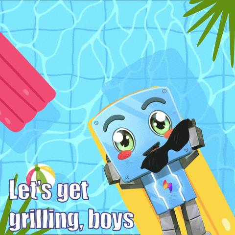 Good Vibes Swimming GIF by Switchboard