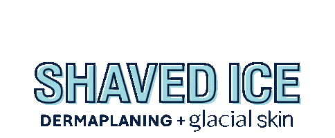Shaved Ice Skincare Sticker by Glacial Skin
