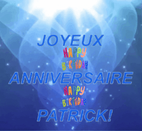 pierre giphygifmaker giphyattribution patrick anniversaire GIF