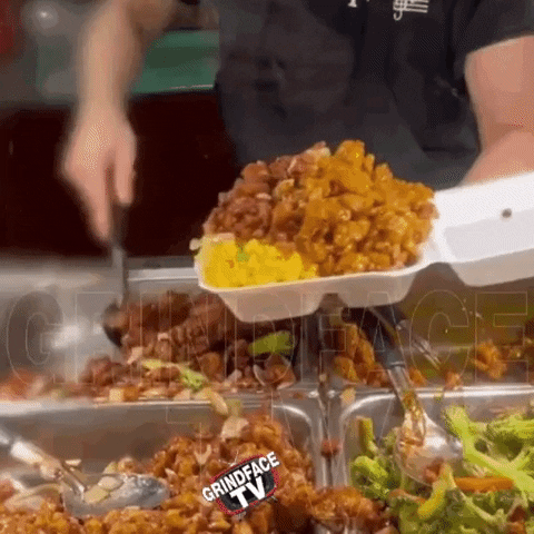 Hungry Chinese Food GIF by GrindFace TV