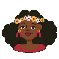 Happy Black Joy Sticker by Coily and cute