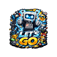 Lets Go Hype Sticker by Digi 995