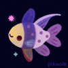 Marine Life Swimming GIF by pikaole