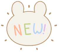 Labutori new new post bunny labutori Sticker