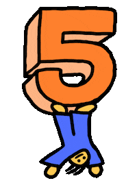 Number Sticker by Ruppert Tellac