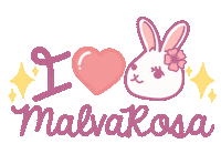 Bunny Malvarosa Sticker by Politopia Ilustraciones