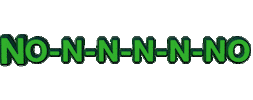 NO-N-N-N-N-NO no Sticker by AnimatedText