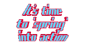 Spring Sticker by OpticalArtInc.
