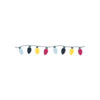 Christmas Lights Endy Mattress Sticker by Endy