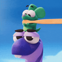 Friendship Teeth GIF by Claynosaurz