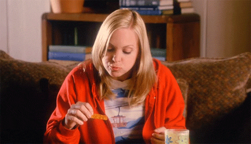 Anna Faris Eating GIF