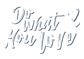 do what you love dwyl Sticker by The Alchemized Life Podcast
